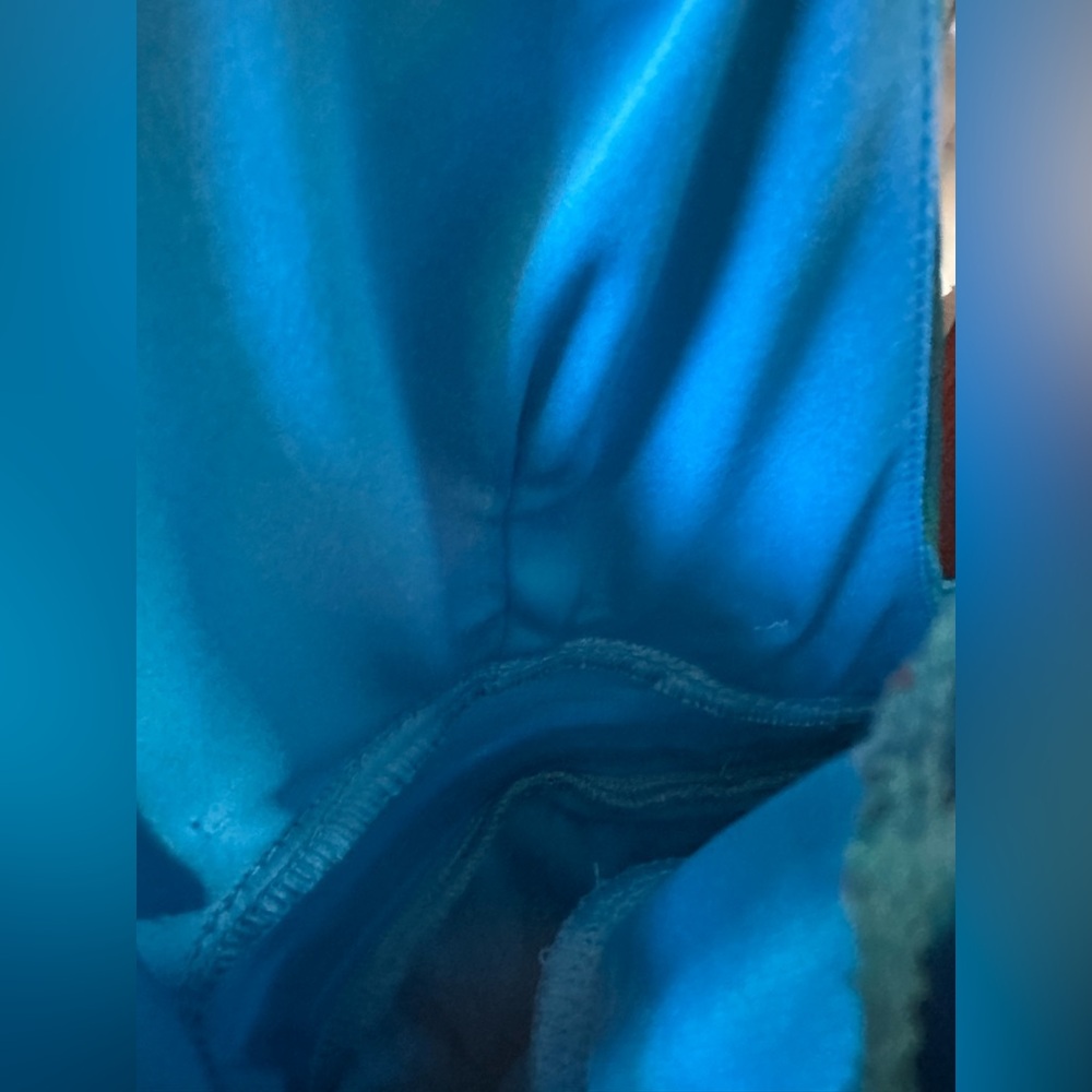 City Triangles Teal & Blue Swirl Midi Dress Y2K retro 13 going on 30 millennial - Picture 11 of 16
